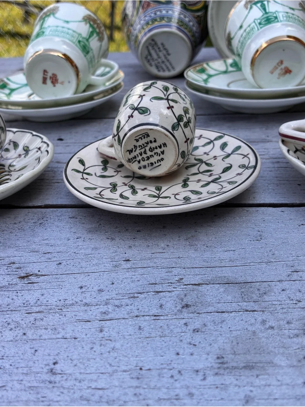Vintage European Porcelain & Pottery Bundle - 7 Pieces (Lomonosov & Coimbra)